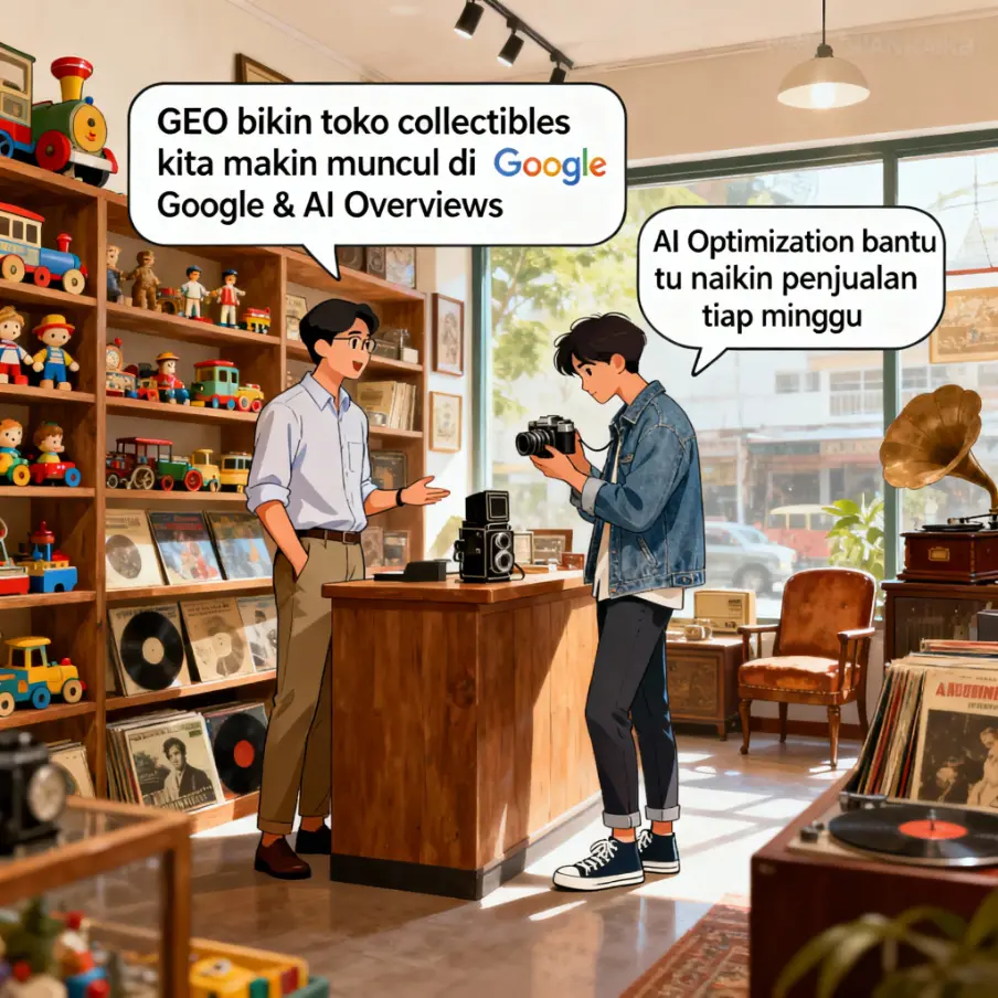 Cara Bisnis Indonesia Bisa Nongol di AI Search